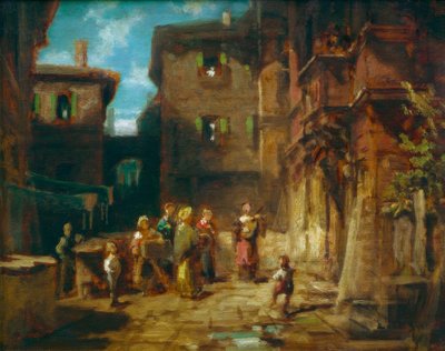 Street Musicians by Carl Spitzweg